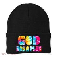 Tie Dye God Has A Plan Beanie thumb 0