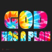 Tie Dye God Has A Plan Beanie thumb 2