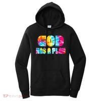 Tie Dye God Has A Plan Women's Hoodie thumb 0