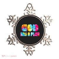 Tie Dye God Has A Plan Ornament thumb 0