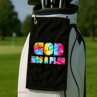Tie Dye God Has A Plan Golf Towel thumb 2
