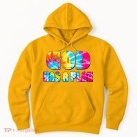 Tie Dye God Has A Plan Hoodie thumb 0