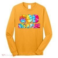 Tie Dye God Has A Plan Long Sleeve Shirt thumb 0