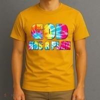 Tie Dye God Has A Plan T-Shirt thumb 3