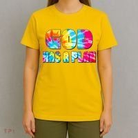 Tie Dye God Has A Plan T-Shirt thumb 4