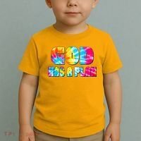 Tie Dye God Has A Plan Toddler T-Shirt thumb 2