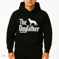 The Dogfather German Shepherd Dog Dad Best Dog Daddy Ever Hoodie thumb 2