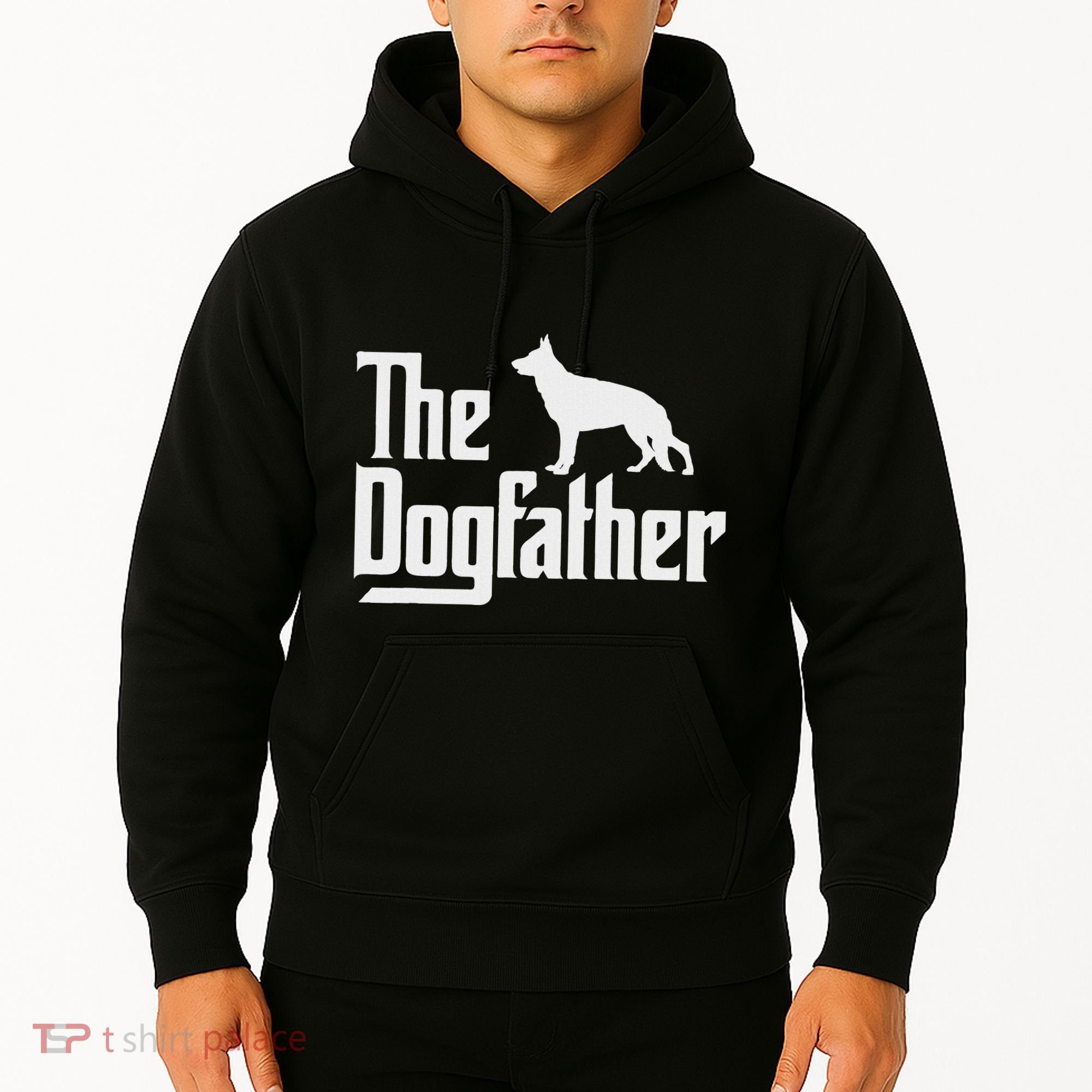 The Dogfather German Shepherd Dog Dad Best Dog Daddy Ever Hoodie