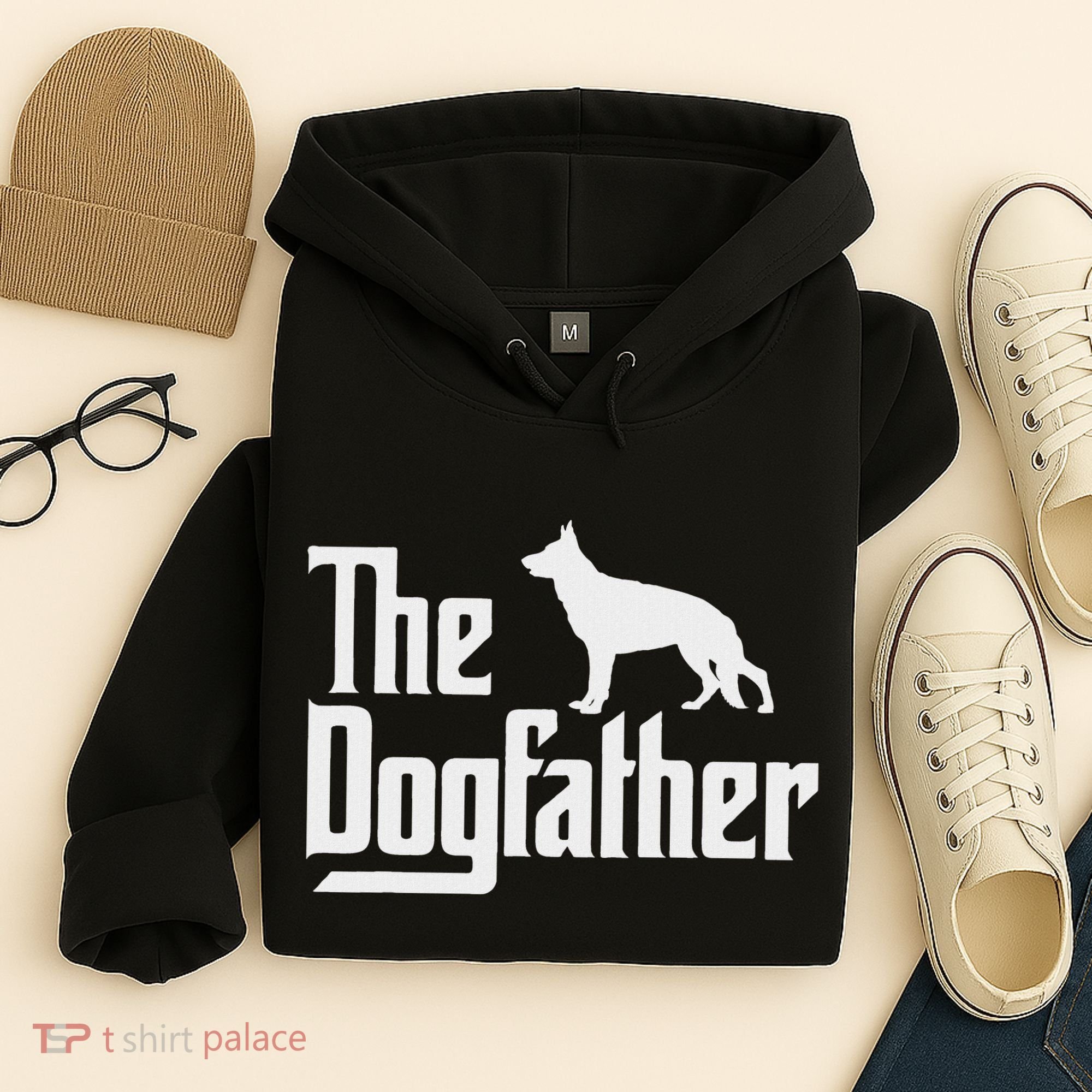 The Dogfather German Shepherd Dog Dad Best Dog Daddy Ever Hoodie