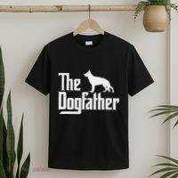 The Dogfather German Shepherd Dog Dad Best Dog Daddy Ever T-Shirt thumb 2