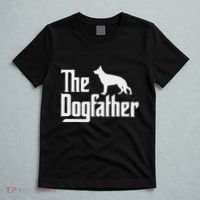The Dogfather German Shepherd Dog Dad Best Dog Daddy Ever T-Shirt thumb 5