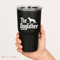 The Dogfather German Shepherd Dog Dad Best Dog Daddy Ever Tumbler thumb 2