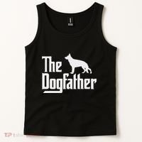 The Dogfather German Shepherd Dog Dad Best Dog Daddy Ever Tank Top thumb 2