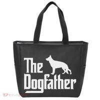 The Dogfather German Shepherd Dog Dad Best Dog Daddy Ever Tote Bag thumb 0