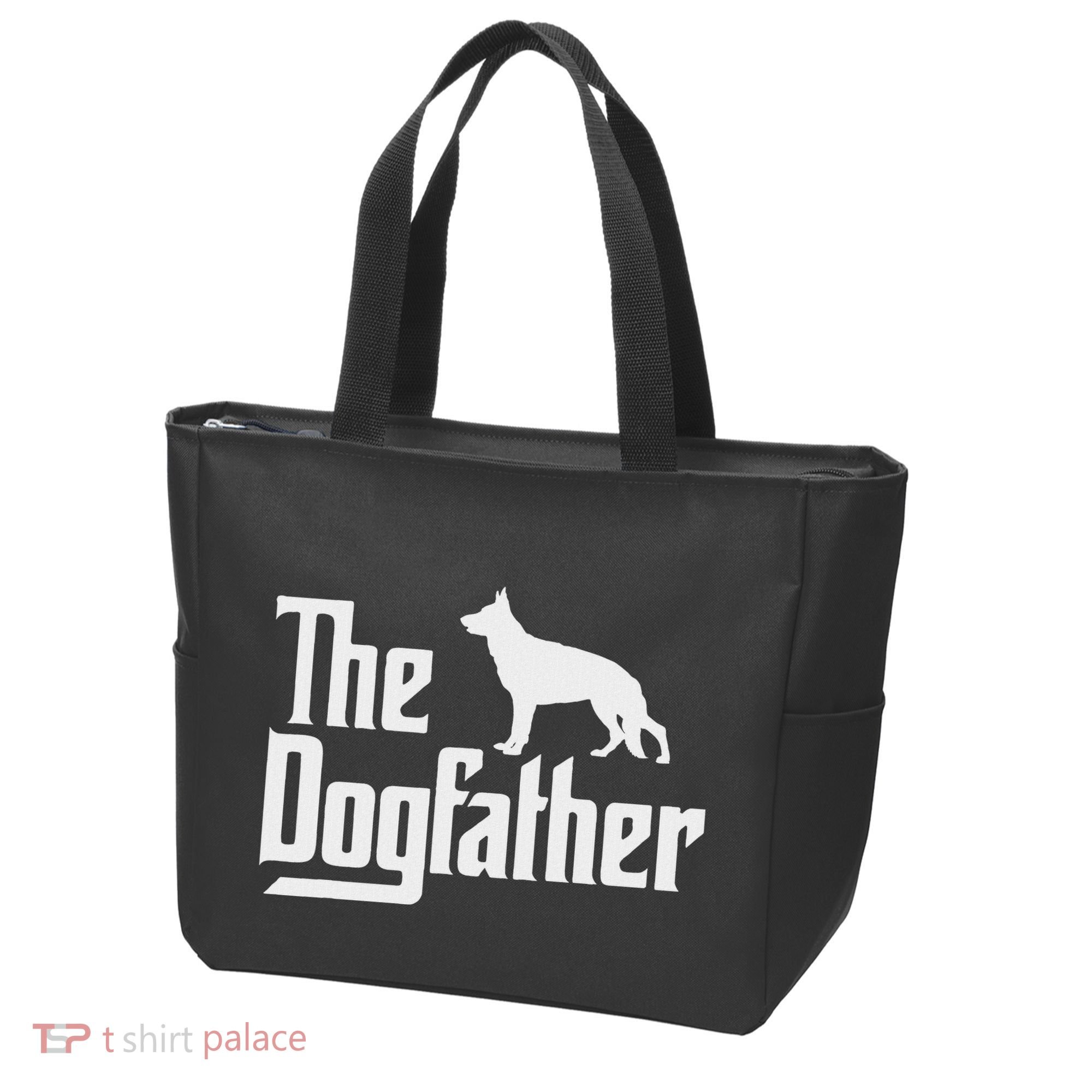The Dogfather German Shepherd Dog Dad Best Dog Daddy Ever Tote Bag