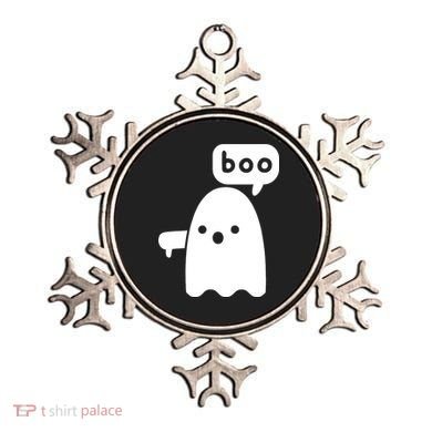 Thumbs Down Ghost Screaming Boo Disapproval Ghost Halloween Ornament