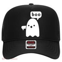 Thumbs Down Ghost Screaming Boo Disapproval Ghost Halloween Hat thumb 0