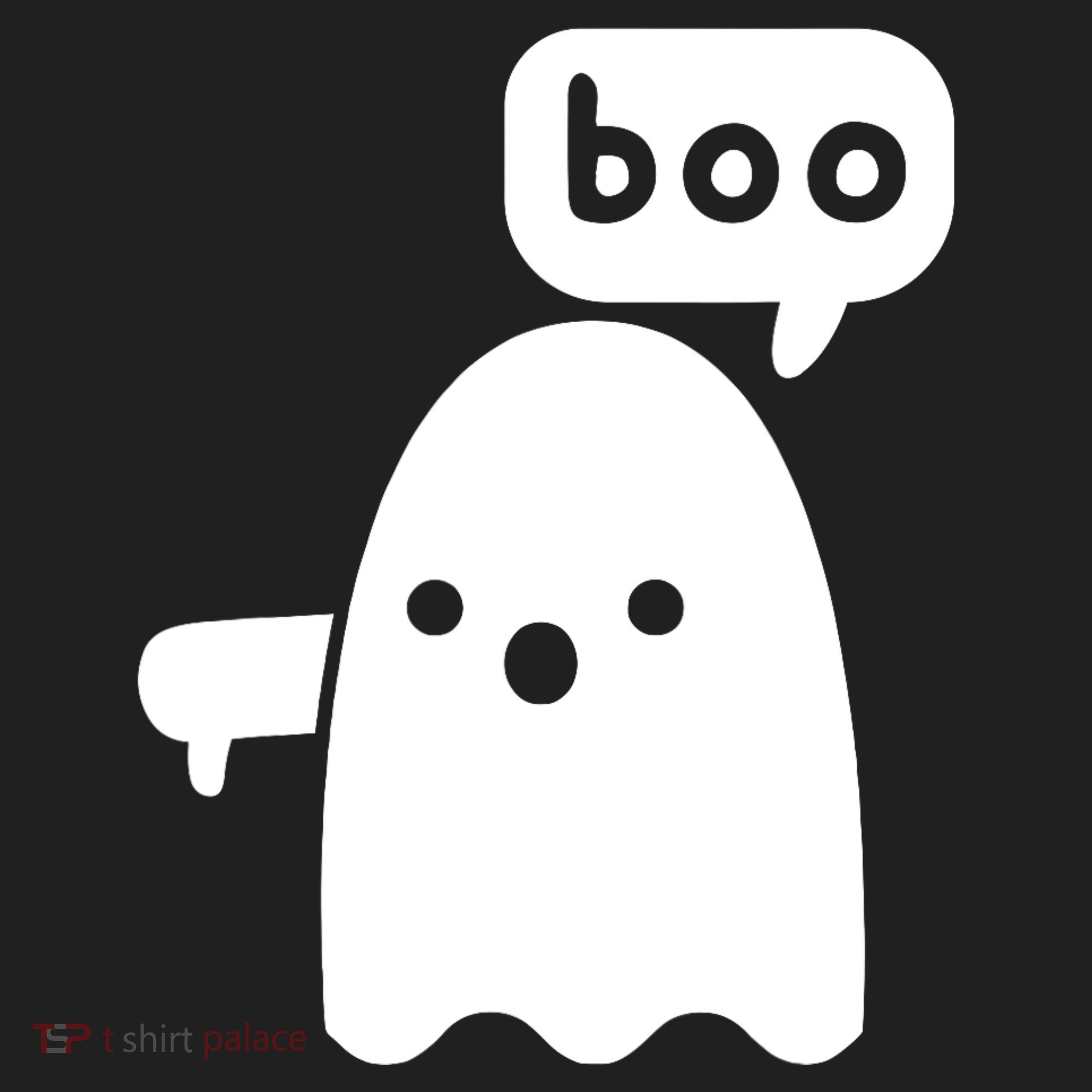 Thumbs Down Ghost Screaming Boo Disapproval Ghost Halloween Hat