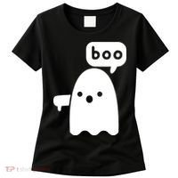 Thumbs Down Ghost Screaming Boo Disapproval Ghost Halloween Women's T-Shirt thumb 0