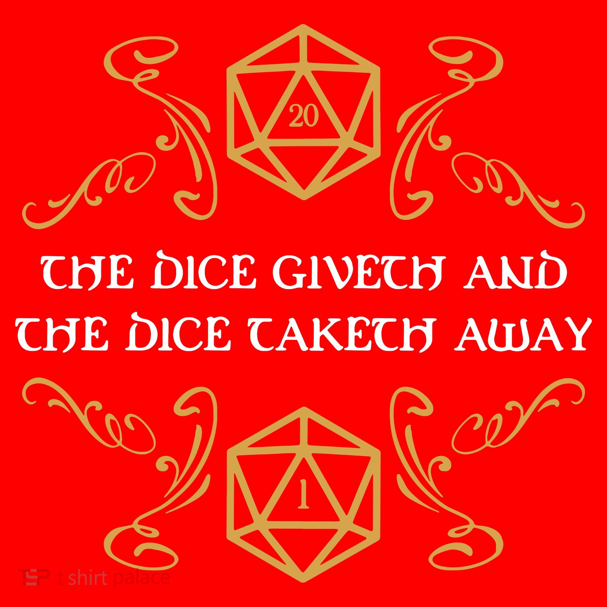 The Dice Giveth And Taketh Dungeons And Dragons Inspired Santa Hat