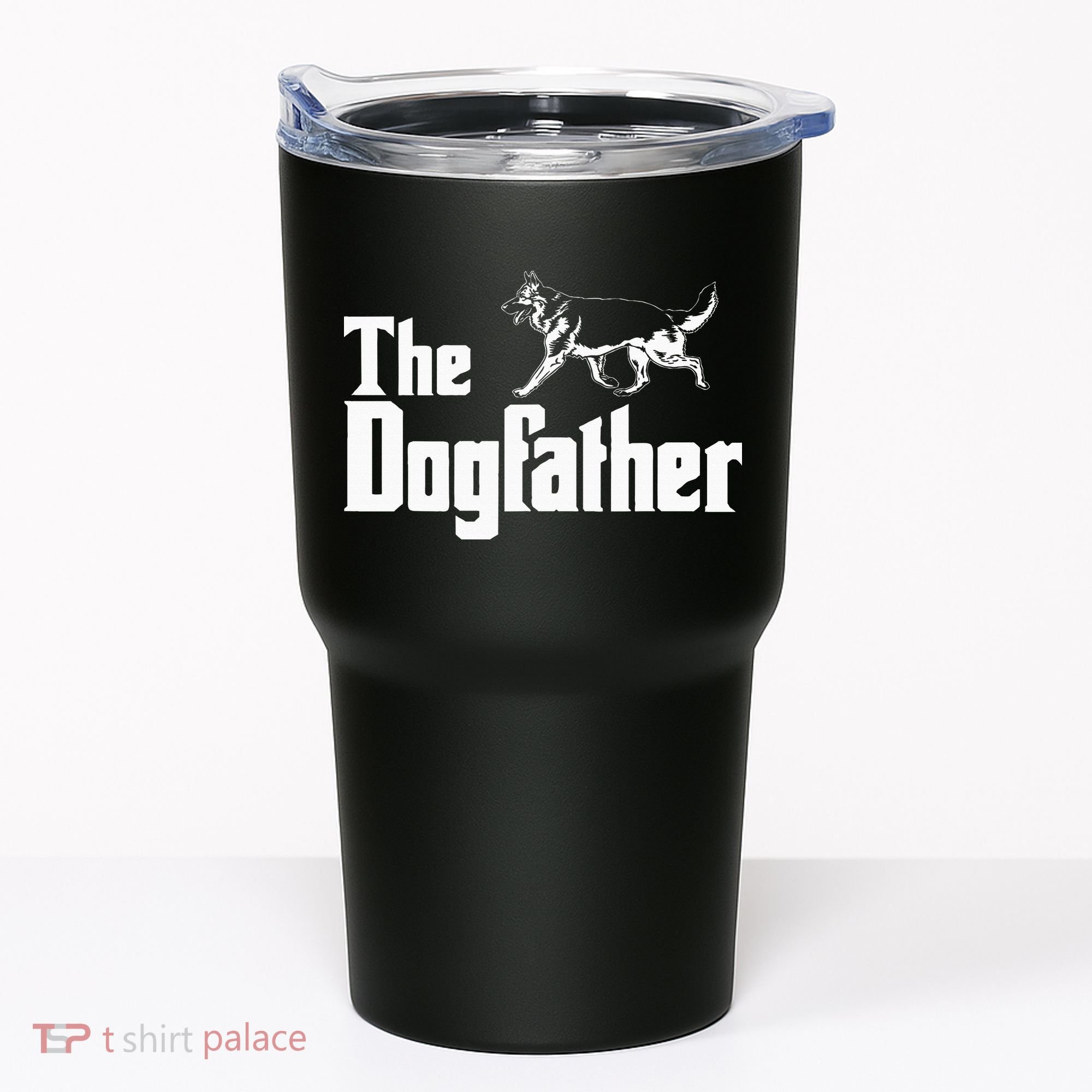 The Dogfather German Shepherd Funny Gift Tumbler