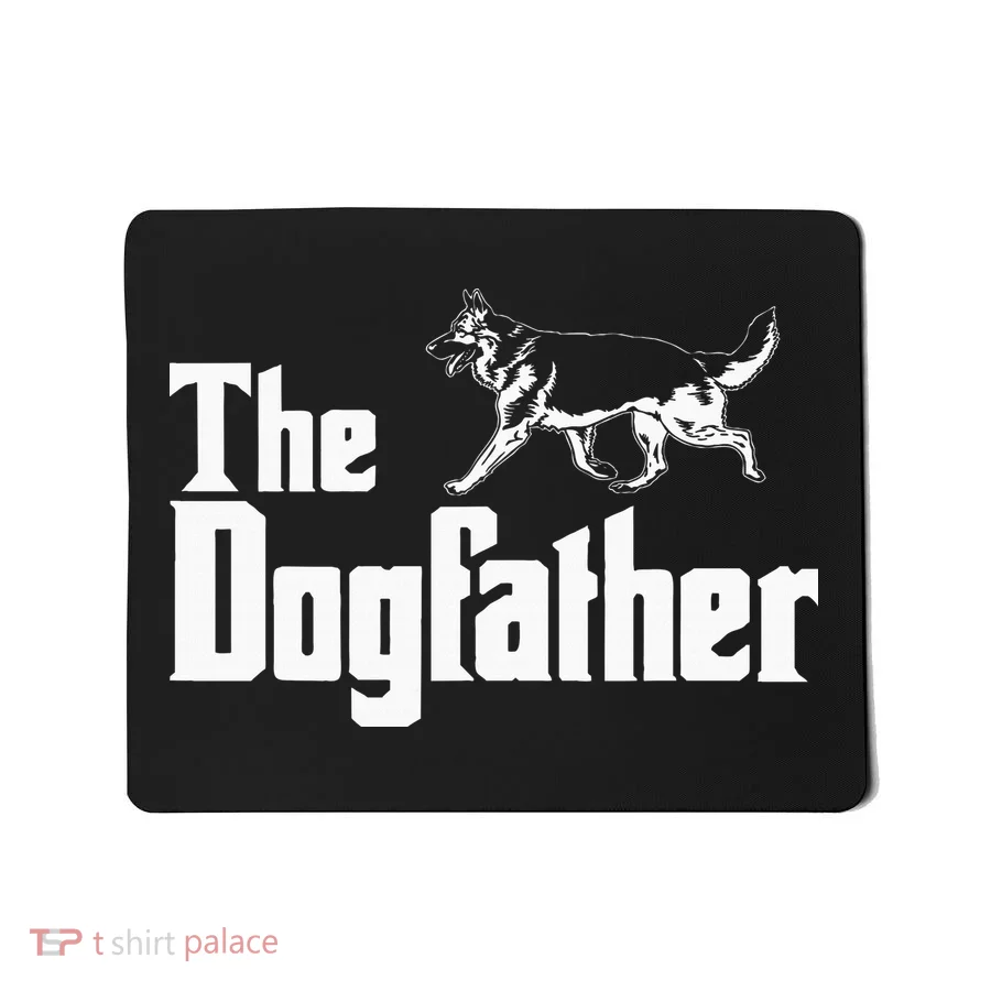 The Dogfather German Shepherd Funny Gift Mousepad