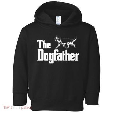 The Dogfather German Shepherd Funny Gift Toddler Hoodie