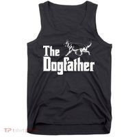The Dogfather German Shepherd Funny Gift Tank Top thumb 0