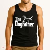 The Dogfather German Shepherd Funny Gift Tank Top thumb 3