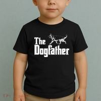The Dogfather German Shepherd Funny Gift Toddler T-Shirt thumb 2