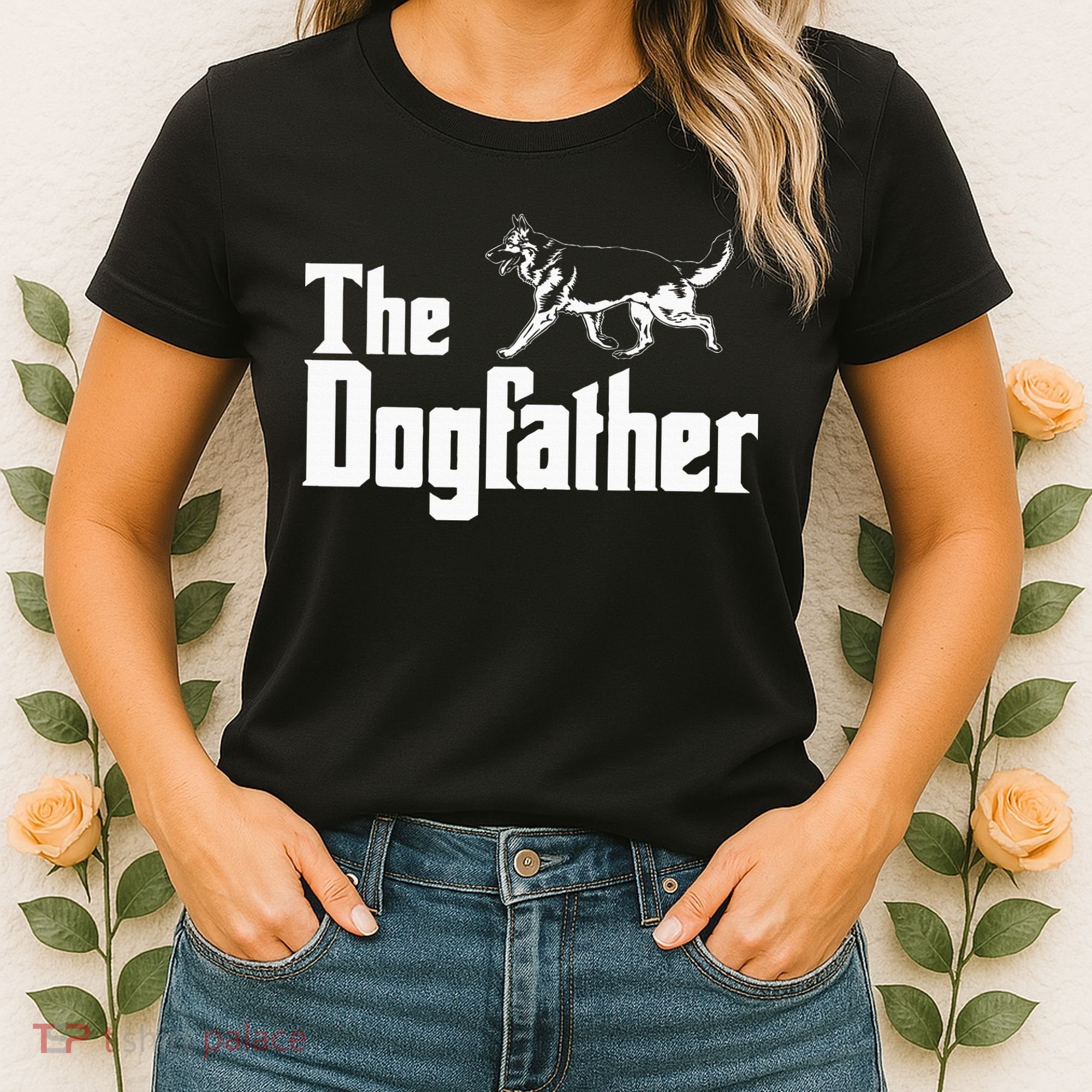 The Dogfather German Shepherd Funny Gift Women's T-Shirt