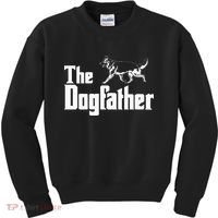 The Dogfather German Shepherd Funny Gift Kids Sweatshirt thumb 0