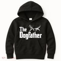 The Dogfather German Shepherd Funny Gift Kids Hoodie thumb 0
