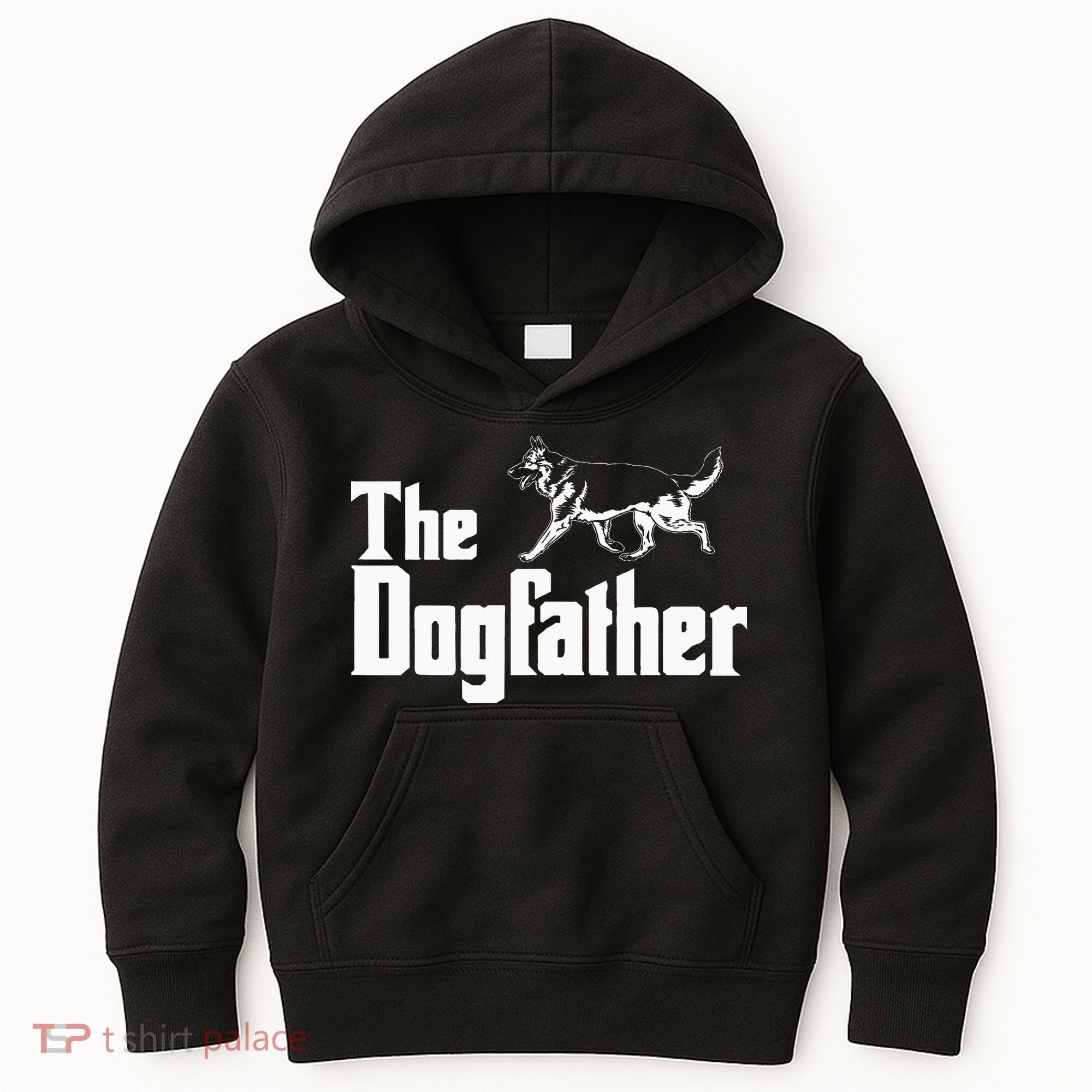The Dogfather German Shepherd Funny Gift Kids Hoodie