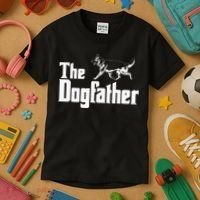 The Dogfather German Shepherd Funny Gift Kids T-Shirt thumb 3
