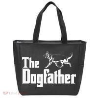 The Dogfather German Shepherd Funny Gift Tote Bag thumb 0