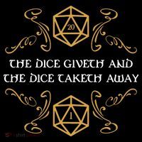 The Dice Giveth And Taketh Dungeons And Dragons Inspired Coffee Mug thumb 5