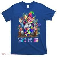 Tie Dye Gnome Peace Playing Guigifttar Hippie Gnome Colorful Gift T-Shirt thumb 0