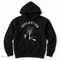 Tree Disc Golf Player Treejection Disc Golf Sports Hoodie thumb 0