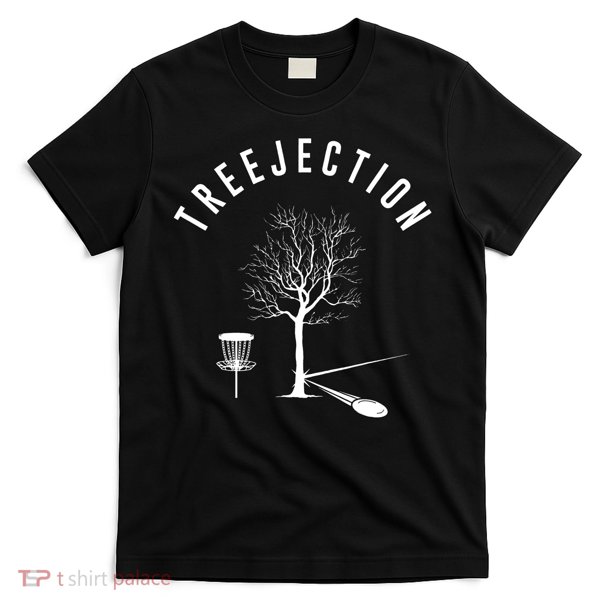 Tree Disc Golf Player Treejection Disc Golf Sports T-Shirt