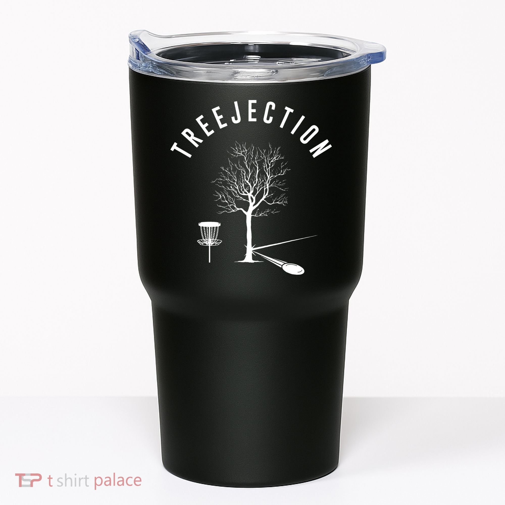 Tree Disc Golf Player Treejection Disc Golf Sports Tumbler