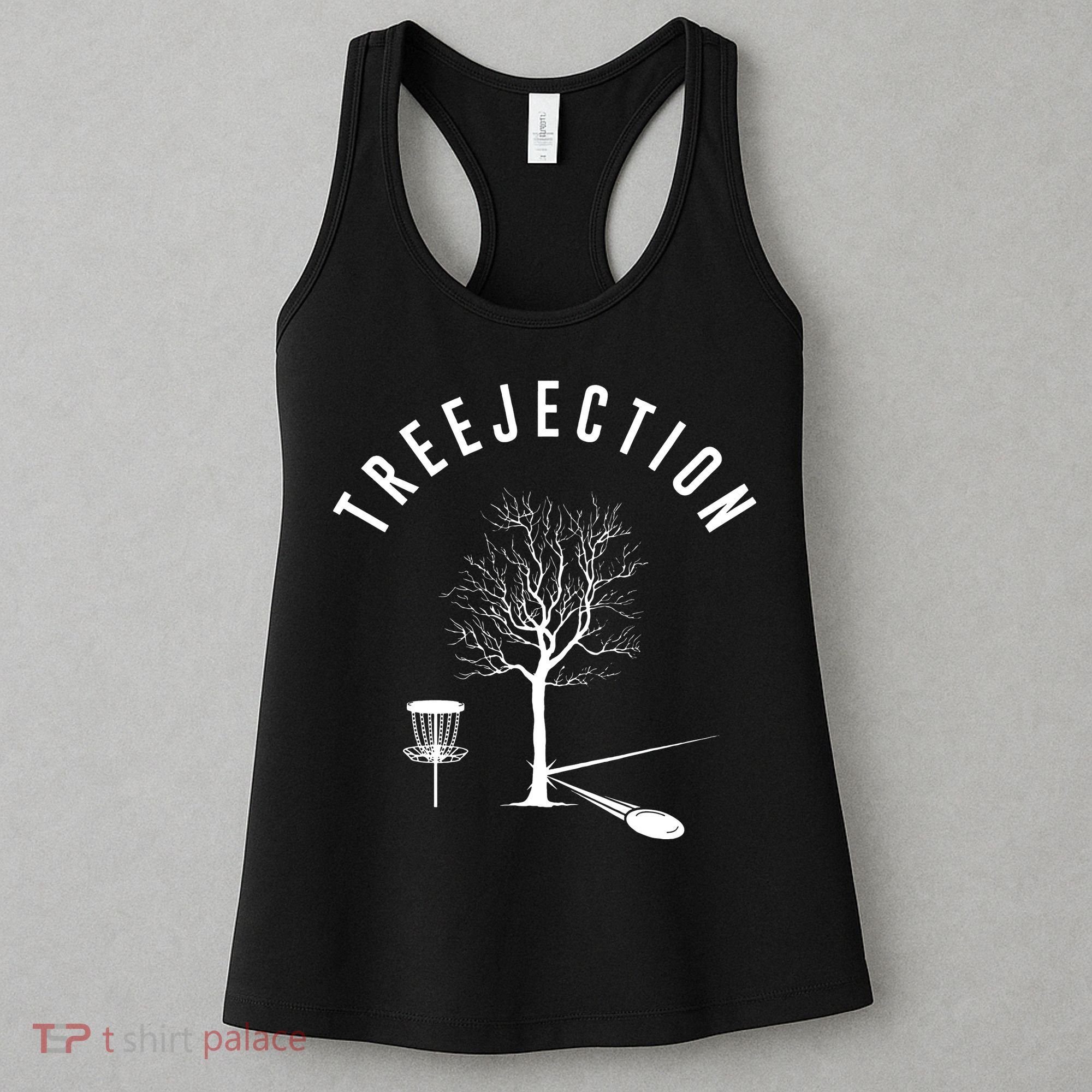 Tree Disc Golf Player Treejection Disc Golf Sports Women's Tank Top