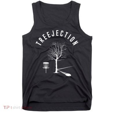 Tree Disc Golf Player Treejection Disc Golf Sports Tank Top