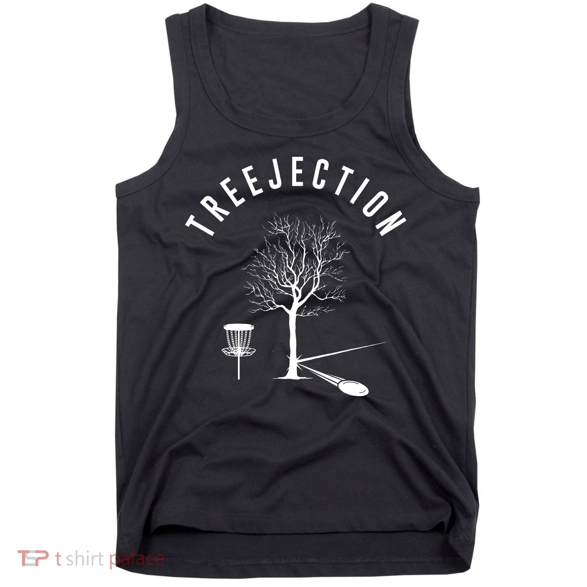 Tree Disc Golf Player Treejection Disc Golf Sports Tank Top