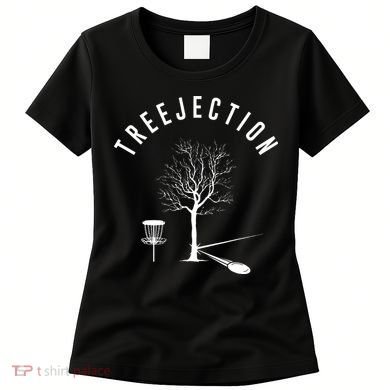 Tree Disc Golf Player Treejection Disc Golf Sports Women's T-Shirt