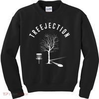 Tree Disc Golf Player Treejection Disc Golf Sports Kids Sweatshirt thumb 0