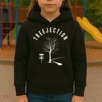 Tree Disc Golf Player Treejection Disc Golf Sports Kids Hoodie thumb 3