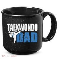 Taekwondo Dad Gift Idea Tae Cool Taekwondo Uniform 15oz Campfire Ceramic Mug thumb 0