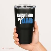 Taekwondo Dad Gift Idea Tae Cool Taekwondo Uniform Tumbler thumb 2