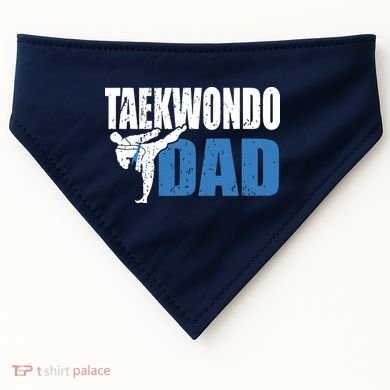 Taekwondo Dad Gift Idea Tae Cool Taekwondo Uniform USA-Made Doggie Bandana